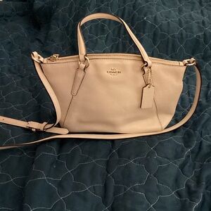 Cream Coach Crossbody